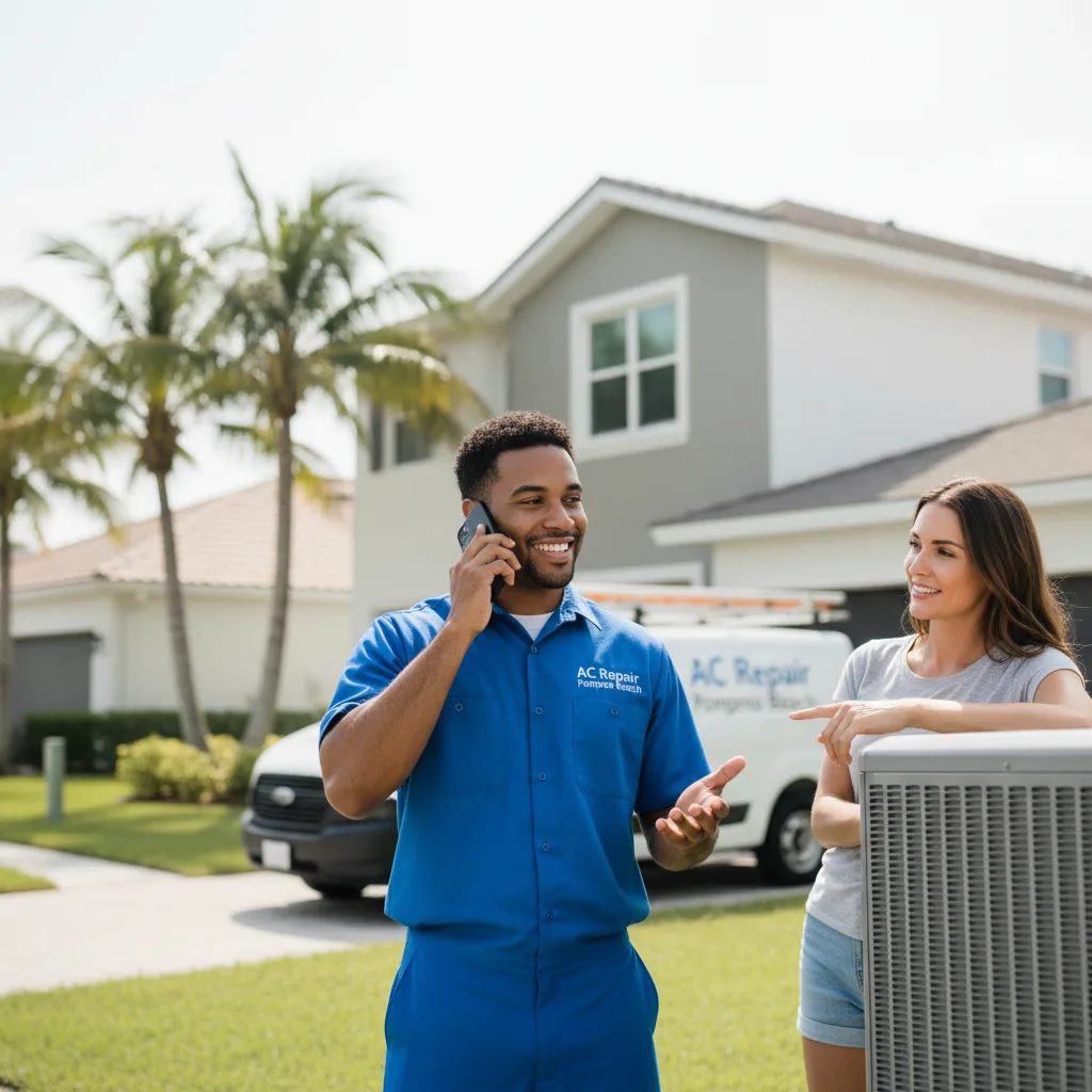AC Repair Pompano Beach customer support in Coram
